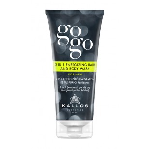 Kallos Cosmetics Gogo 2 v 1 sprchový gel na tělo a vlasy pro muže 200 ml