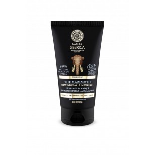 Natura Siberica  Men line Pánský jíl na holení a maska 2v1 mamut 150 ml