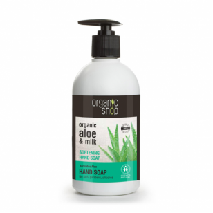 Organic Shop Zjemňující mýdlo na ruce Aloe z Barbadosu, 500 ml